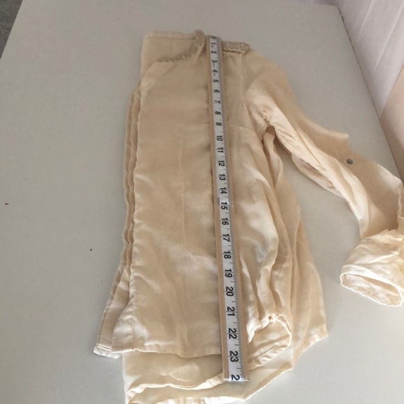 Sonoma Button Up Blouse w/ Roll and Snap Sleeve Extra Small - Picture 7 of 10